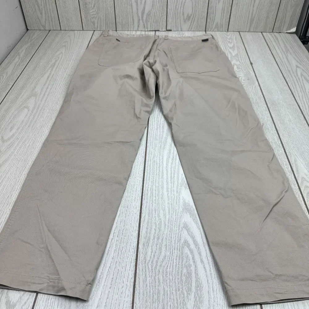 Men's North Face Khaki Pants Size 38 Beige Cotton‎ Blend